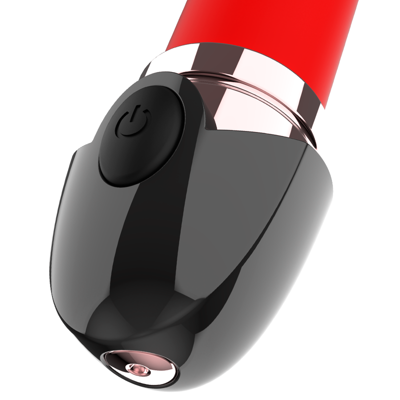 COQUETTE CHIC DESIRE - VIBRATEUR RECHARGEABLE ROUGE A LÈVRES NOIR/ OR - Sensualia