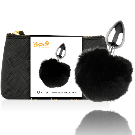 COQUETTE CHIC DESIRE - PLUG ANAL METAL TAILLE L 2.8 X 4.1 CM COQUETTE TOYS