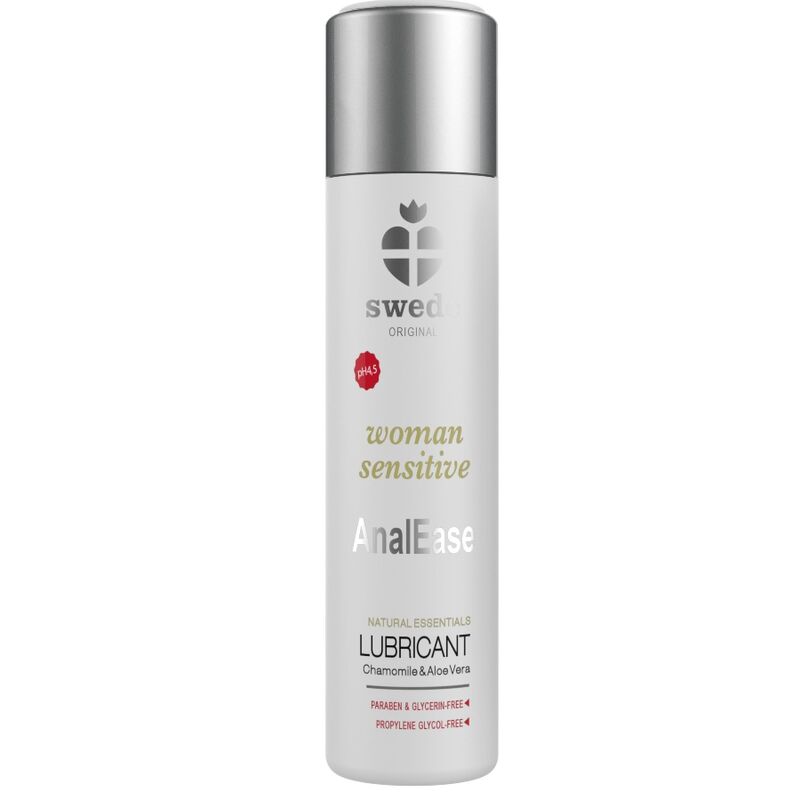 SWEDE - WOMAN SENSITIVE ANAL EASE À BASE D''EAU 120 ML - Sensualia