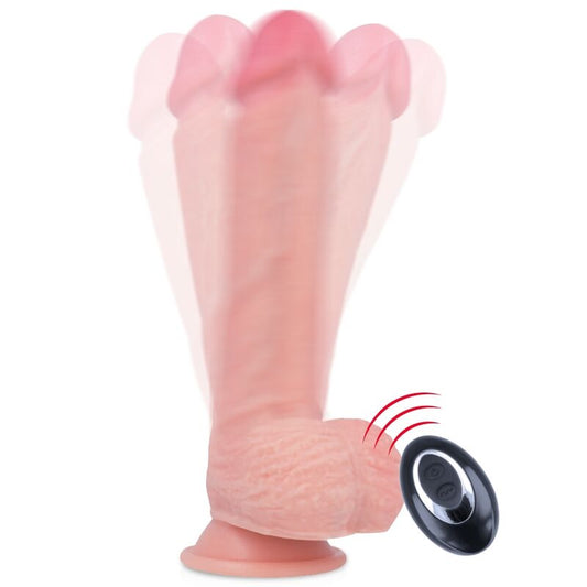 ROCKARMY - VIBRATEUR EN SILICONE LIQUIDE TÉLÉCOMMANDE PREMIUM APACHE 20.5 CM -O- 4.62 CM ROCK ARMY