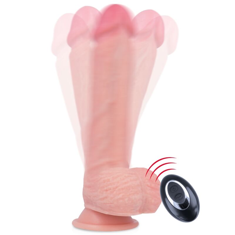 ROCKARMY - VIBRATEUR EN SILICONE LIQUIDE TÉLÉCOMMANDE PREMIUM APACHE 20.5 CM -O- 4.62 CM - Sensualia