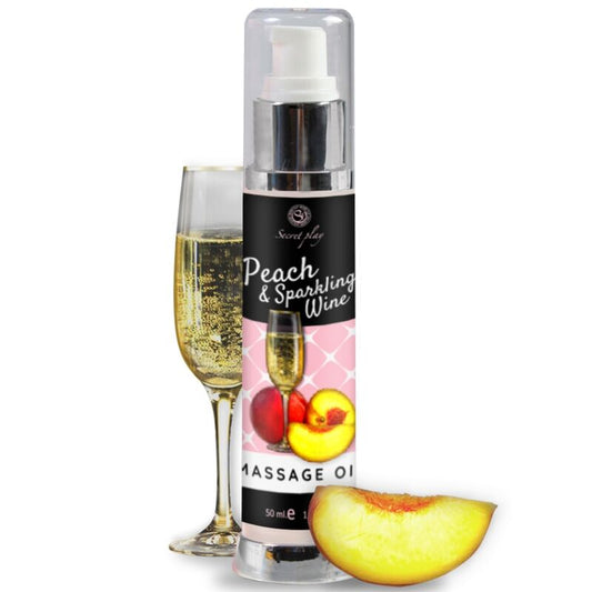 SECRETPLAY - PÊCHE & VIN MOUSSEUX HUILE DE MASSAGE 50 ML SECRETPLAY COSMETIC