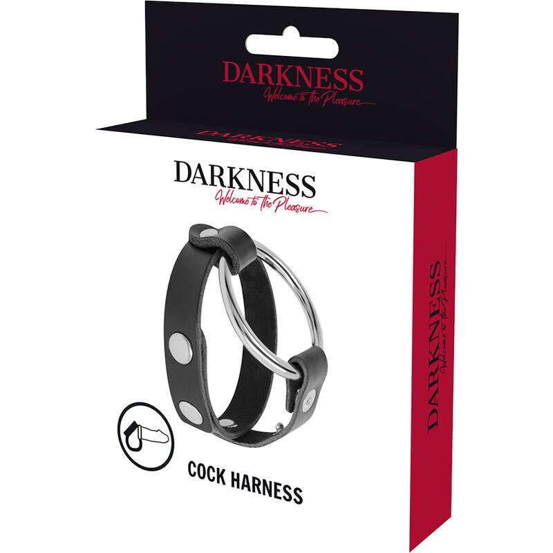 DARKNESS - ANNEAU DE BITE ET TESTICULE BDSM - Sensualia