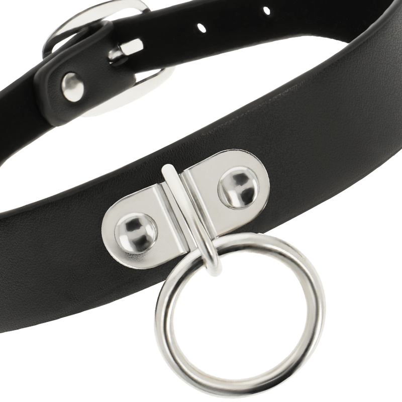 COQUETTE CHIC DESIRE - COLLIER EN CUIR VEGAN FEMME ACCESSOIRE FÉTICHE - Sensualia