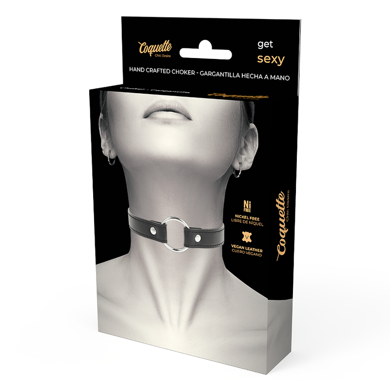 COQUETTE CHIC DESIRE - COLLIER EN CUIR VEGAN ACCESSOIRE FEMME - Sensualia