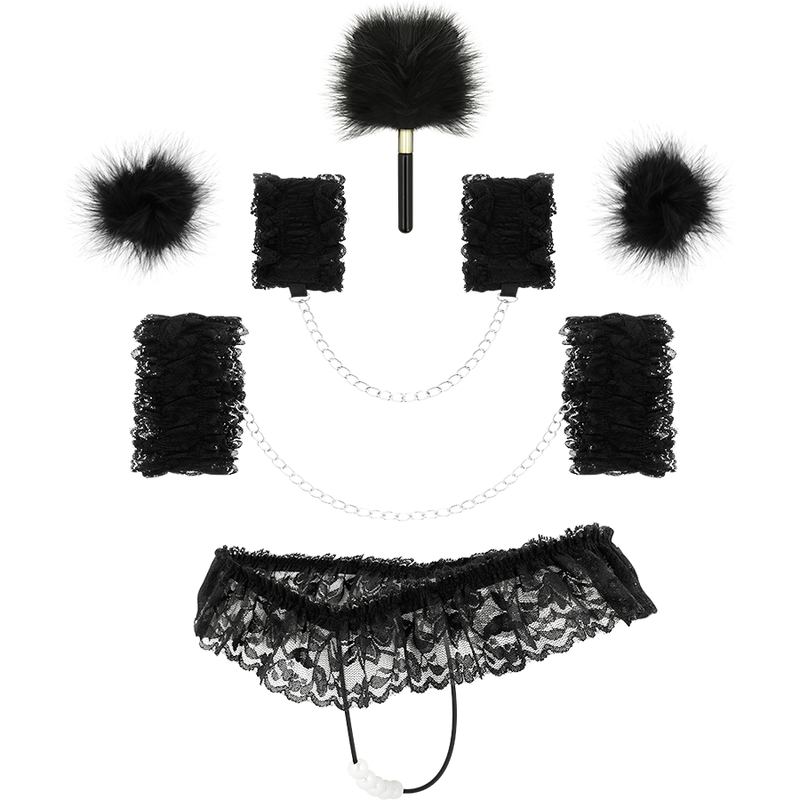 COQUETTE CHIC DESIRE - ACCESSOIRES DENTELLE BONDAGE SET DELUXE COQUETTE CHIC DESIRE