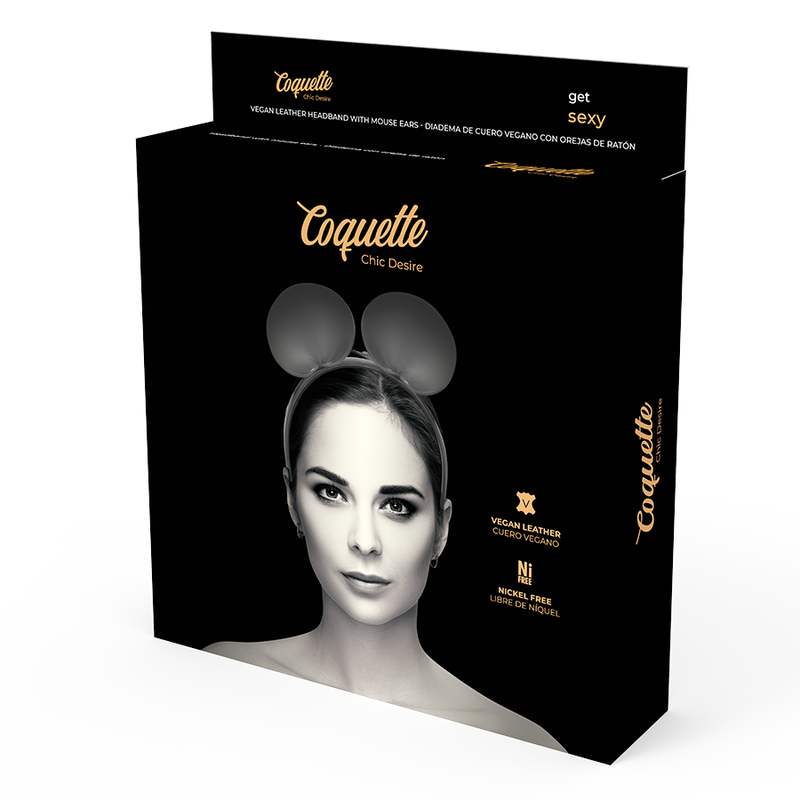 COQUETTE CHIC DESIRE - SERRE-TÊTE AVEC OREILLES DE SOURIS - Sensualia