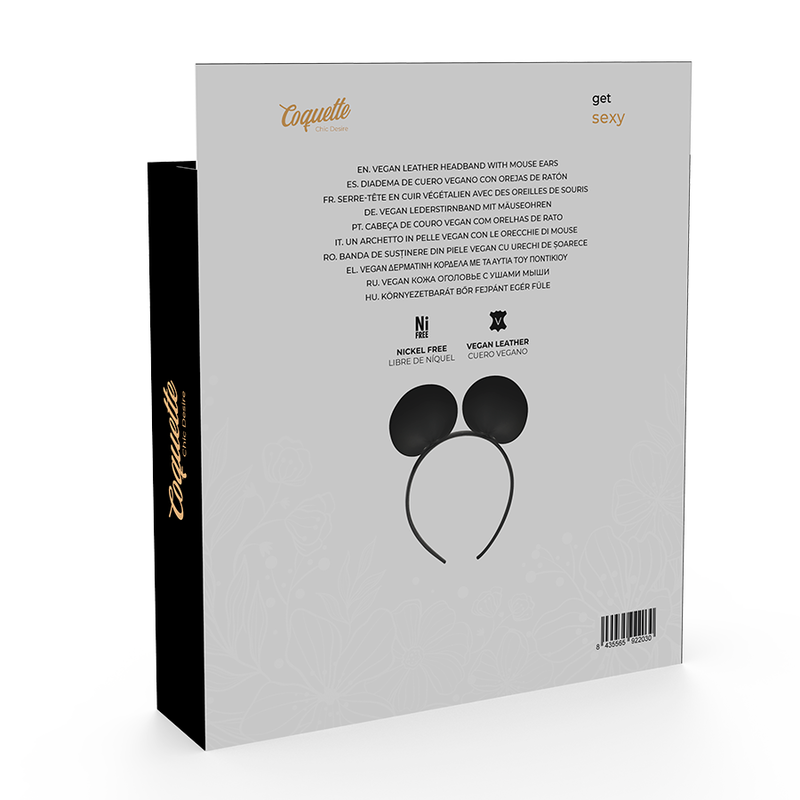 COQUETTE CHIC DESIRE - SERRE-TÊTE AVEC OREILLES DE SOURIS - Sensualia