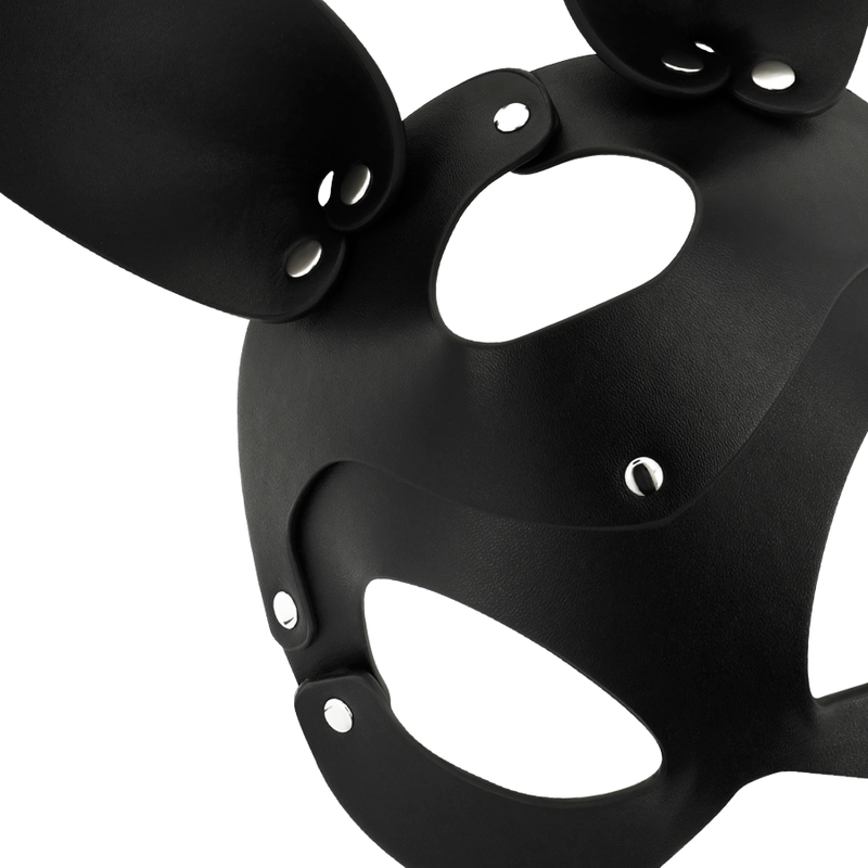 COQUETTE CHIC DESIRE - MASQUE EN CUIR VEGAN AVEC OREILLES DE LAPIN - Sensualia