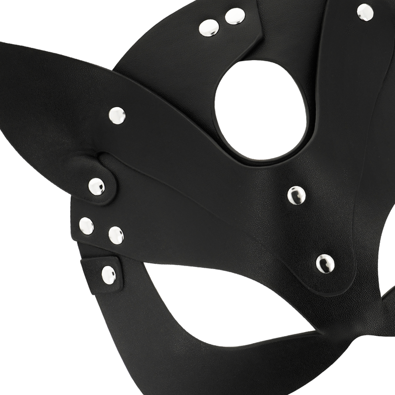 COQUETTE CHIC DESIRE - MASQUE EN CUIR VEGAN AVEC OREILLES DE CHAT - Sensualia