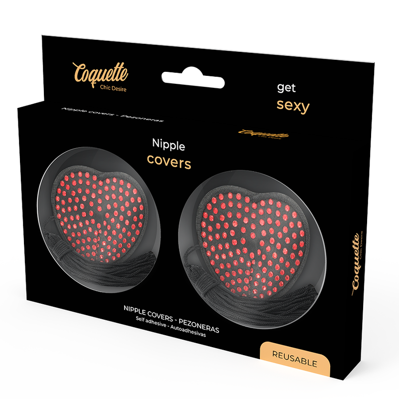 COQUETTE CHIC DESIRE - CACHE-MALINS ROUGE / NOIR - Sensualia
