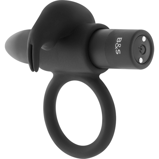 BLACK&SILVER - BURTON RING 10 MODES DE VIBRATION NOIR BLACK&SILVER