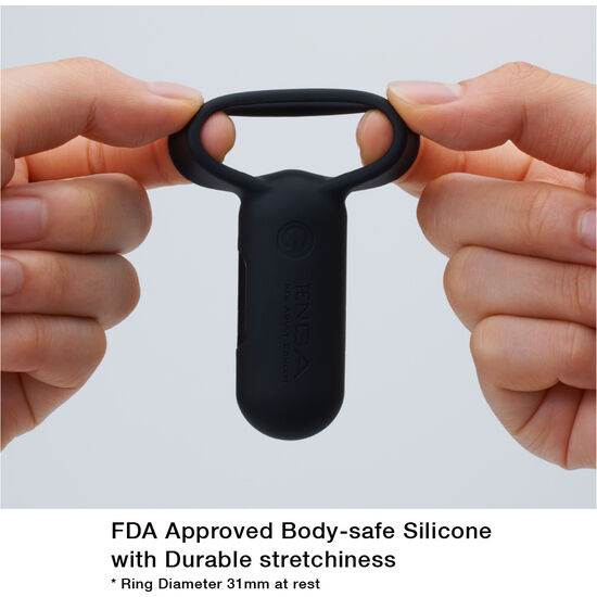 TENGA - ANNEAU VIBRATEUR SMART NOIR SVR TENGA