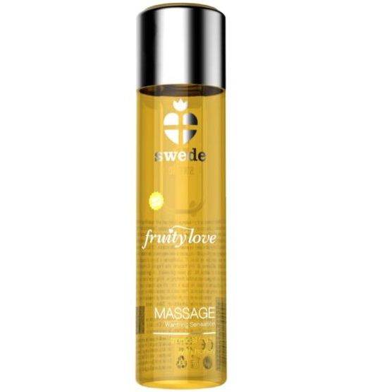 SWEDE - FRUITY LOVE EFFET RÉCHAUFFANT HUILE DE MASSAGE FRUITÉ TROPICALE AU MIEL 60 ML - Sensualia