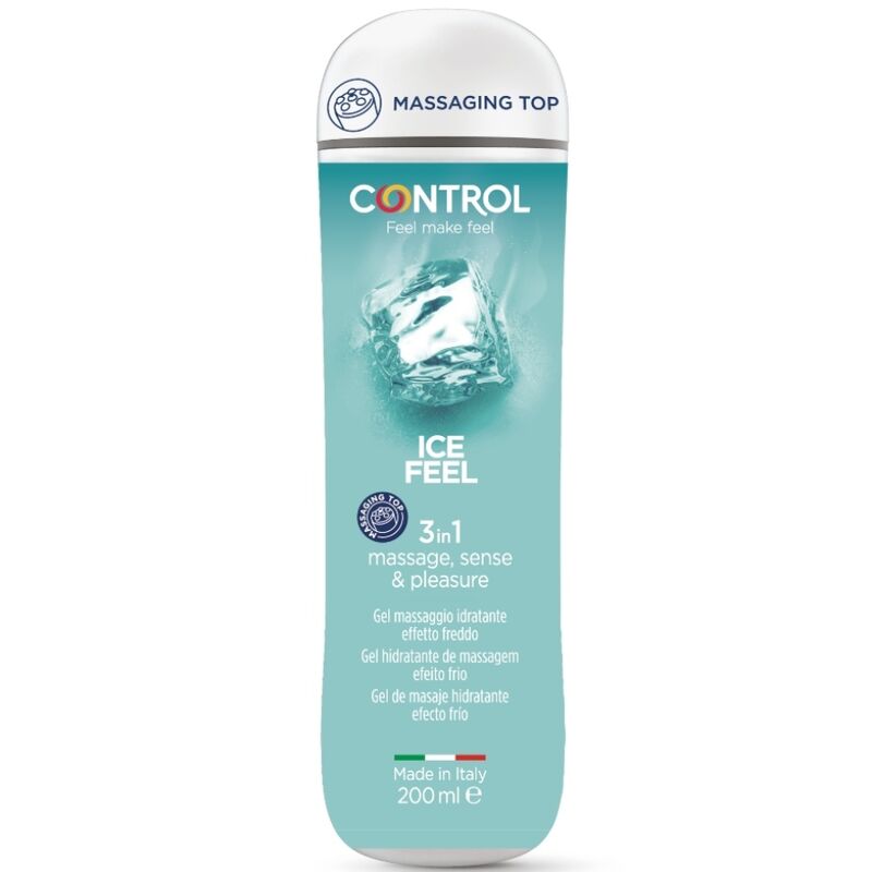 CONTROL - GEL 3 EN 1 SENSATION DE GLACE 200 ML - Sensualia