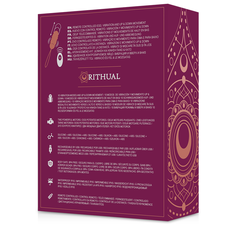 RITHUAL - REVA EGG TÉLÉCOMMANDE UP&DOWN + VIBRATION - Sensualia