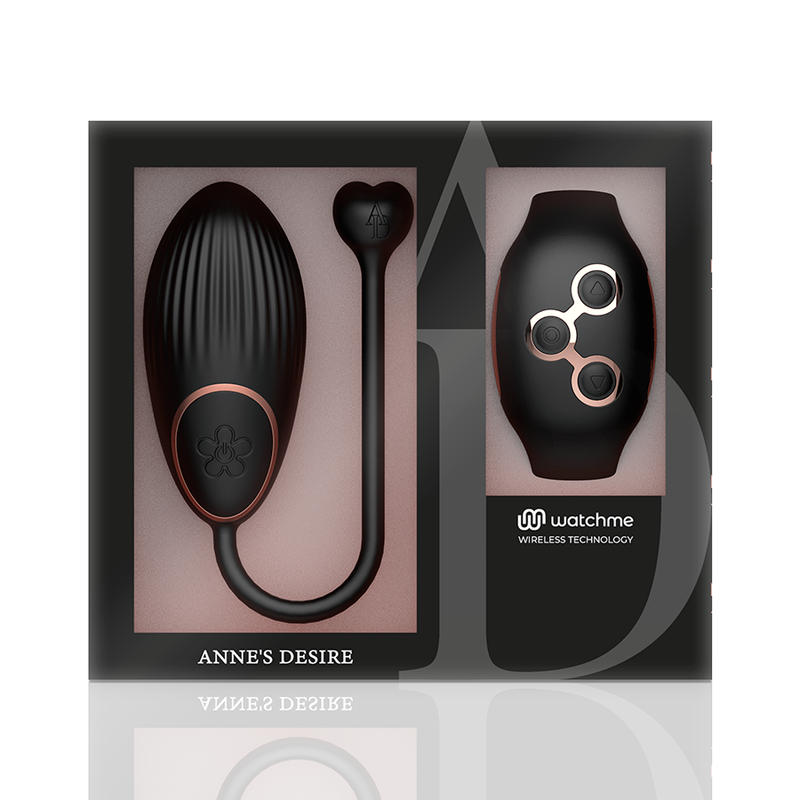 ANNE'S DESIRE - EGG TECHNOLOGIE DE TÉLÉCOMMANDE WATCHME NOIR/OR - Sensualia
