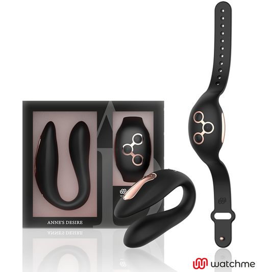 ANNE'S DESIRE - DUAL PLEASURE TECNOLOG A WATCHME NOIR/OR ANNE´S DESIRE