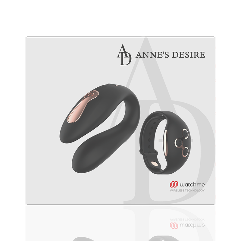 ANNE'S DESIRE - DUAL PLEASURE TECNOLOG A WATCHME NOIR/OR - Sensualia