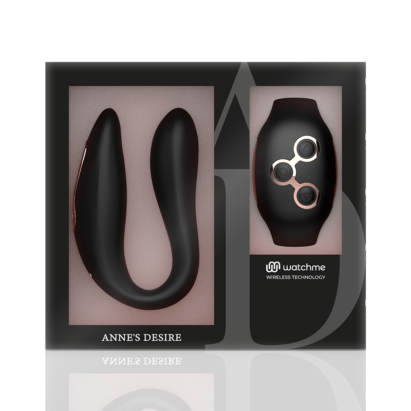 ANNE'S DESIRE - DUAL PLEASURE TECNOLOG A WATCHME NOIR/OR - Sensualia