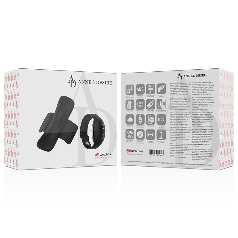 ANNE'S DESIRE - PANTY PLEASURE TECNOLOG A WATCHME NOIR - Sensualia