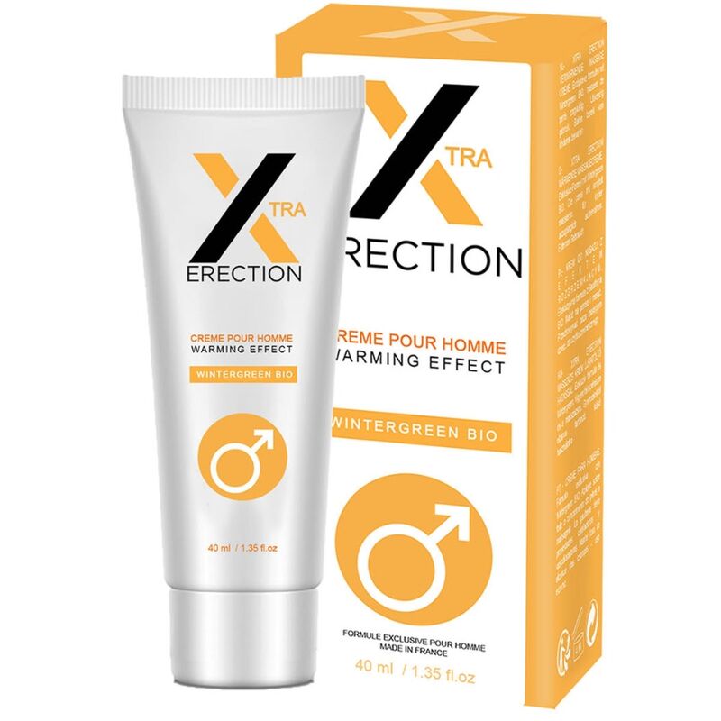 RUF - X ERECTION CRÈME DÉRECTION EFFET CHALEUR 40 ML - Sensualia