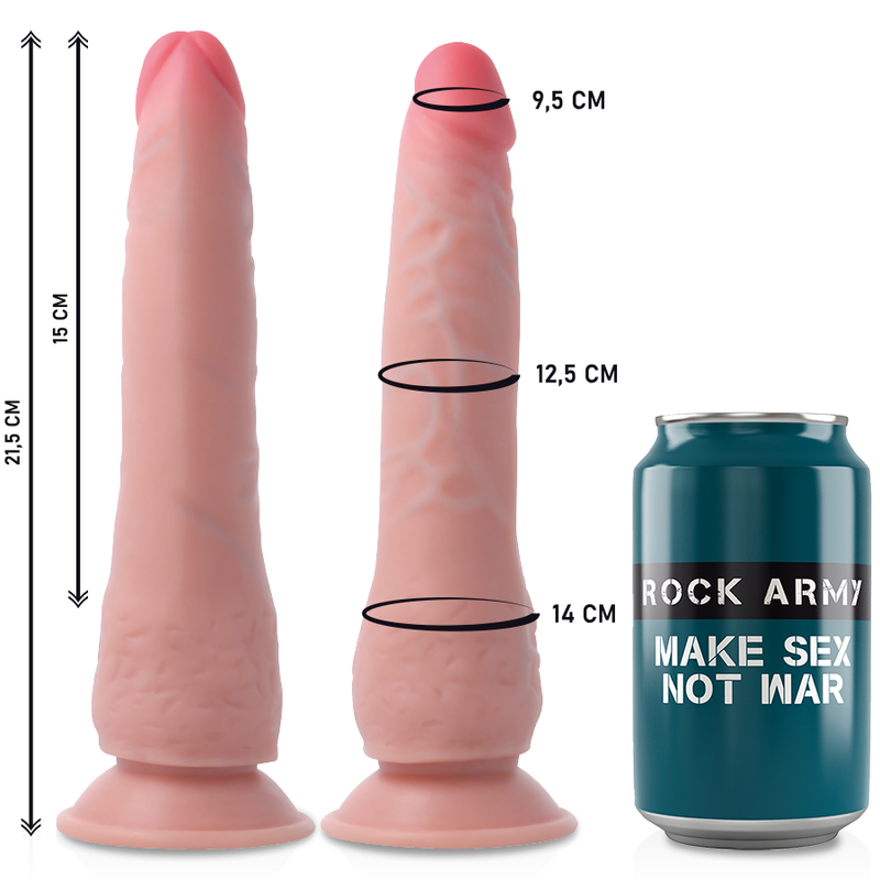 ROCKARMY - HARNAIS + CRUSADER DOUBLE DENSITÉ 21.5 CM -O- 4.46 CM - Sensualia