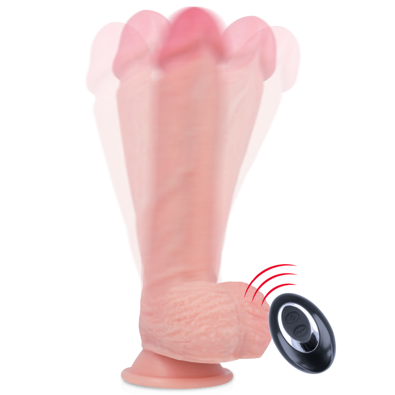 ROCKARMY - HARNAIS + VIBRATEUR SILICONE LIQUIDE PREMIUM TÉLÉCOMMANDE APACHE 20.5 CM -O- 4.62 CM - Sensualia