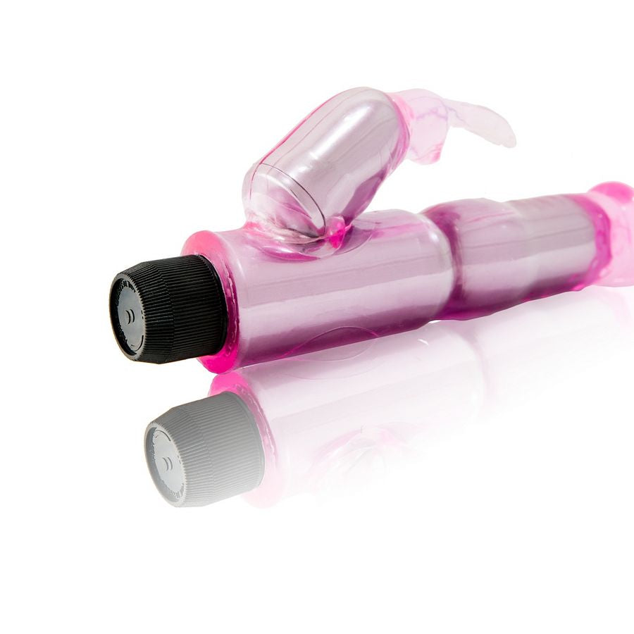 BAILE - VIBRATEUR AVEC STIMULATEUR ROSE RÉGLABLE - Sensualia
