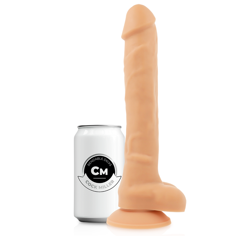 COCK MILLER - HARNAIS + COCKSIL ARTICULABLE DENSITÉ SILICONE 24 CM COCK MILLER