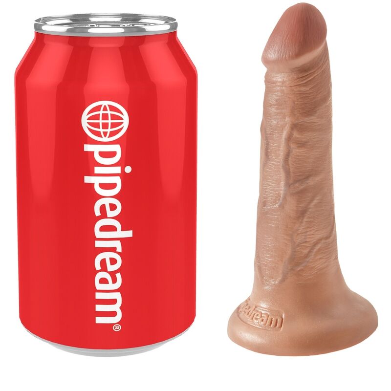 KING COCK - PÉNIS RÉALISTE 12 CM CARAMEL - Sensualia