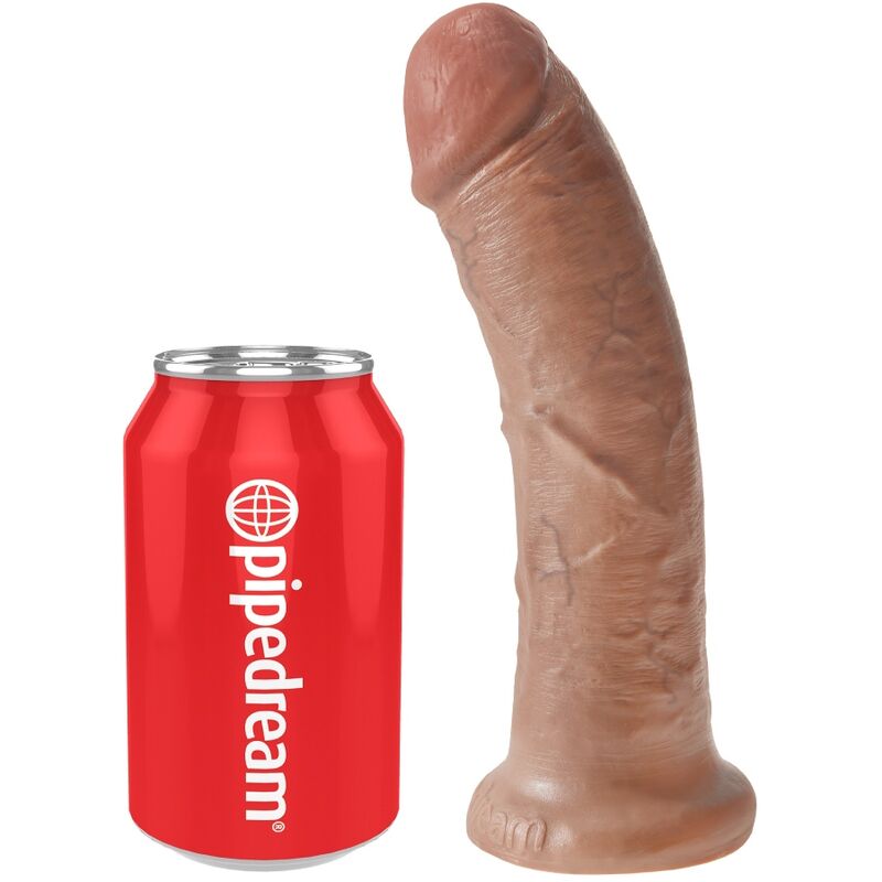 KING COCK - PÉNIS RÉALISTE 19.5 CM CARAMEL - Sensualia