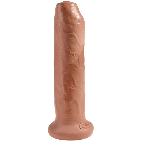 KING COCK - PÉNIS RÉALISTE NON COUPÉ 17.8 CM CARAMEL - Sensualia