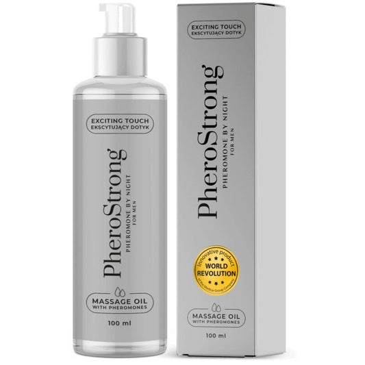 PHEROSTRONG - HUILE DE MASSAGE DE NUIT POUR HOMME 100 ML - Sensualia