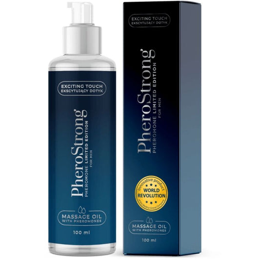 PHEROSTRONG - HUILE DE MASSAGE ÉDITION LIMITÉE POUR HOMME 100 ML - Sensualia