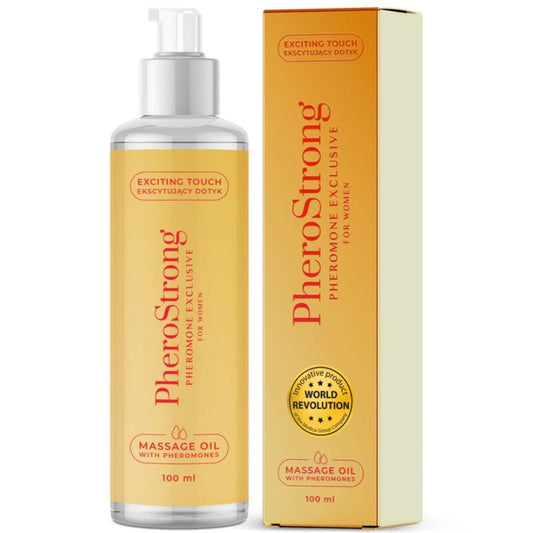 PHEROSTRONG - HUILE DE MASSAGE EXCLUSIVE POUR FEMMES 100 ML - Sensualia