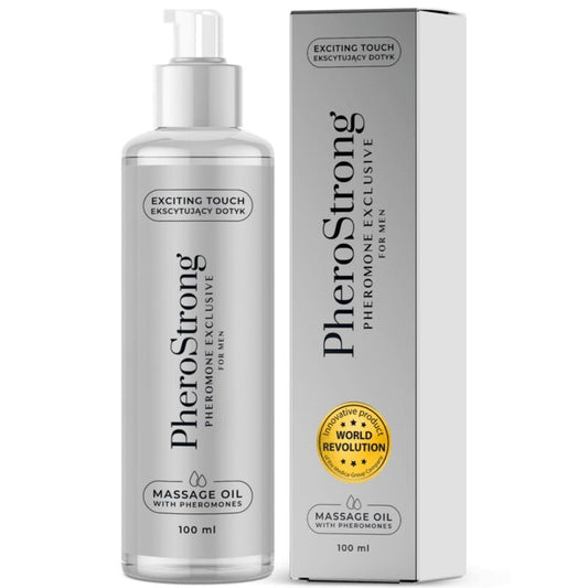 PHEROSTRONG - HUILE DE MASSAGE EXCLUSIVE POUR HOMMES 100 ML - Sensualia