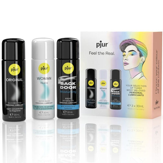 PJUR - LUBRIFIANTS PRIDE SET PREMIUM 3 X 30 ML - Sensualia