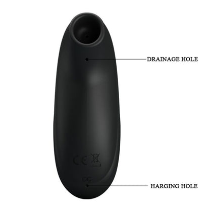 PRETTY LOVE - MASSEUR DASPIRATION DE LUXE RECHARGEABLE NOIR - Sensualia