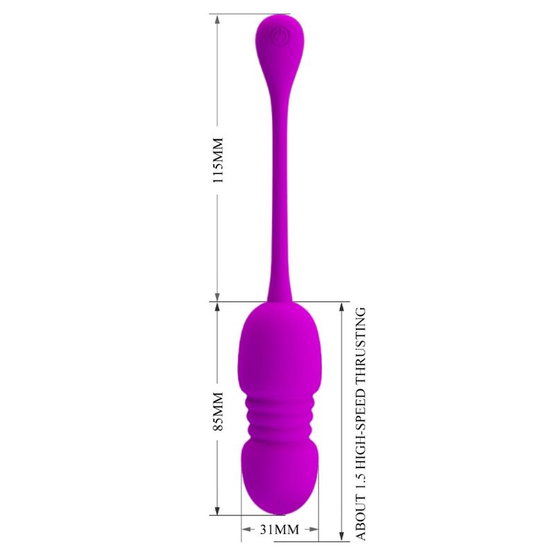 PRETTY LOVE - OEUF VIBRANT RECHARGEABLE CALLIE VIOLET - Sensualia