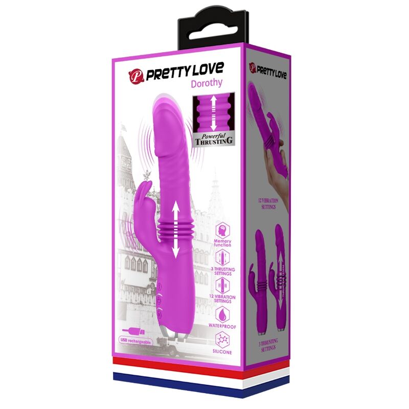 PRETTY LOVE - VIBRATEUR LAPIN RECHARGEABLE DOROTHY VIOLET - Sensualia
