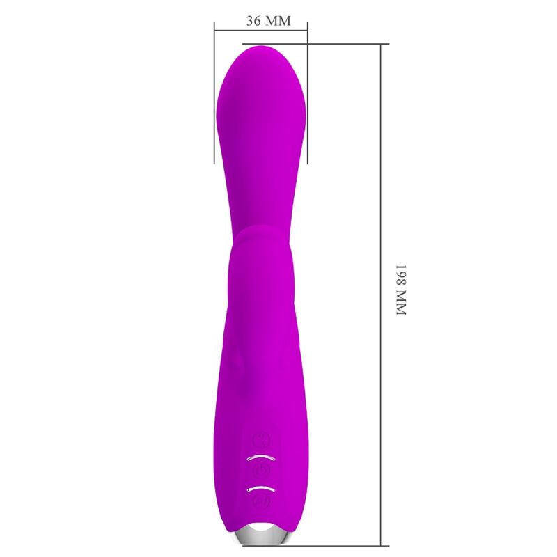 PRETTY LOVE - VIBRATEUR LAPIN RECHARGEABLE GLORIA IMPERMÉABLE VIOLET - Sensualia