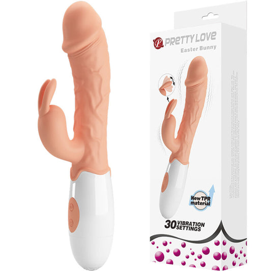 PRETTY LOVE - VIBRATEUR LAPIN DE PQUES AVEC STIMULATEUR - Sensualia
