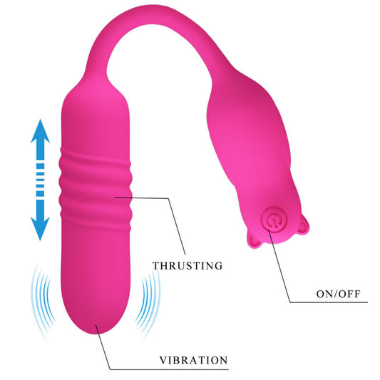 PRETTY LOVE - NOBIKUMA BALLE VIBRANTE EN SILICONE ROSE - Sensualia