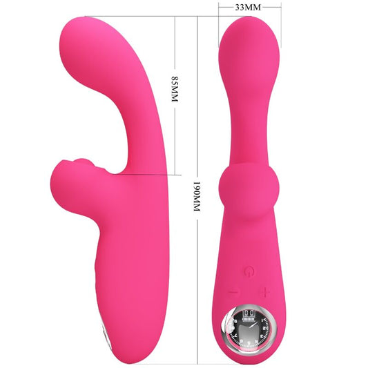 PRETTY LOVE - SKYLAR VIBRATEUR STIMULATEUR ROSE - Sensualia