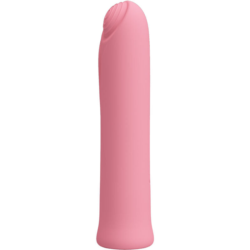 PRETTY LOVE - VIBRATEUR CURTIS MINI SUPER POWER 12 VIBRATIONS EN SILICONE ROSE - Sensualia
