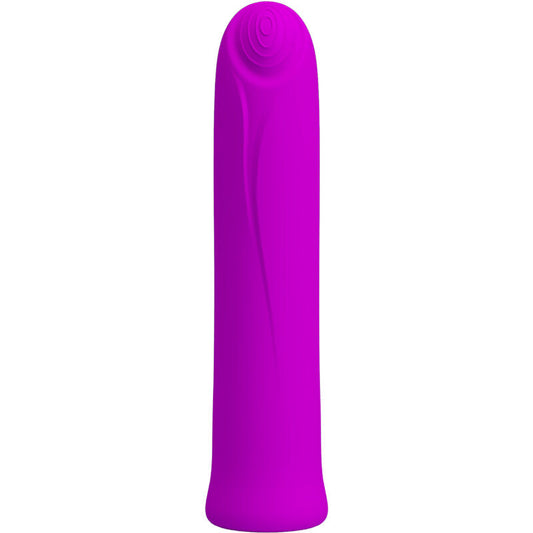 PRETTY LOVE - VIBRATEUR CURTIS MINI SUPER POWER 12 VIBRATIONS EN SILICONE VIOLETTE - Sensualia