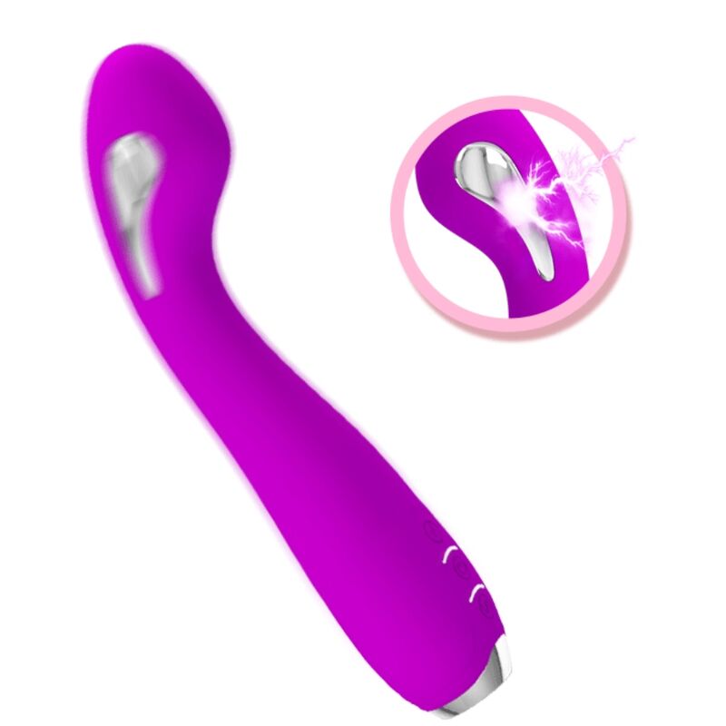 PRETTY LOVE - VIBRATEUR ÉLECTROCHOC RECHARGEABLE HECTOR-IMPERMÉABLE VIOLET - Sensualia