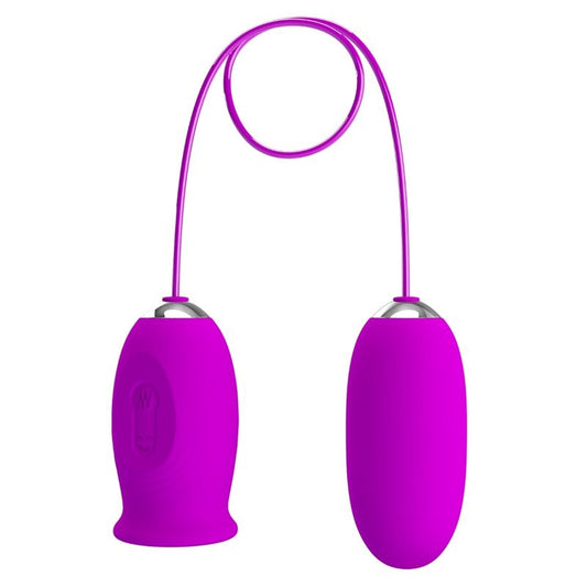 PRETTY LOVE - VIBRATEUR RECHARGEABLE DAISY DUAL EGG VIOLET - Sensualia