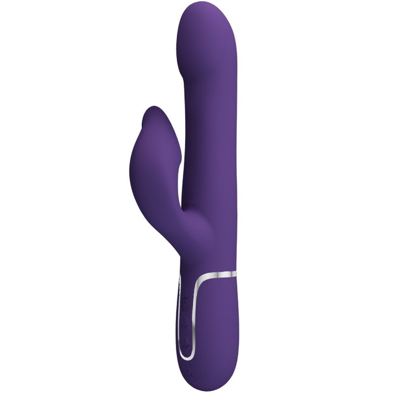 PRETTY LOVE - ZALIN PERLES VIBRATEUR LAPIN 4 EN 1 VIOLET - Sensualia